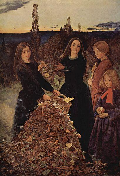 Sir John Everett Millais Herbstlaub oil painting picture